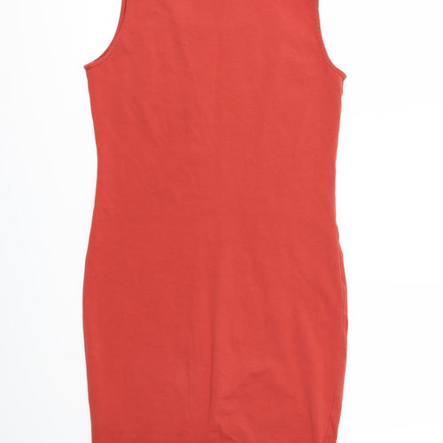 Amisu Womens Red Geometric  Bodycon  Size 12