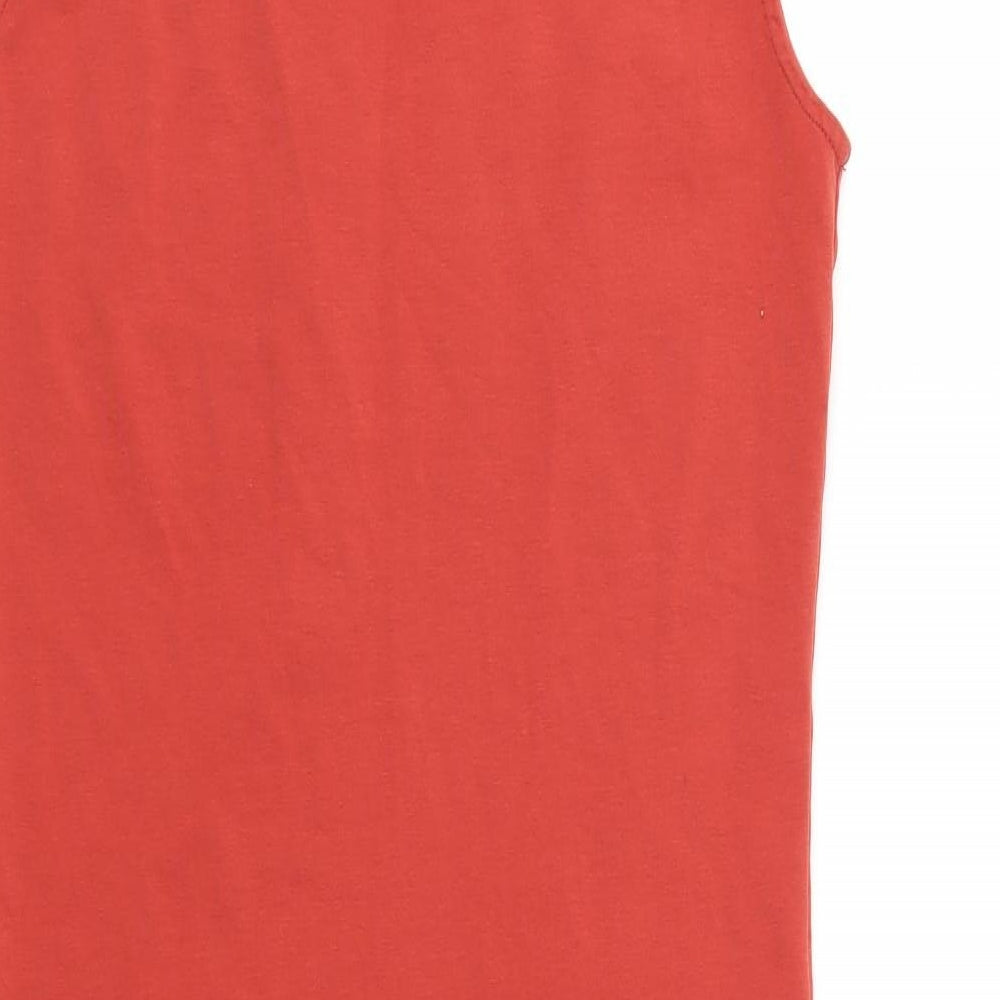 Amisu Womens Red Geometric  Bodycon  Size 12