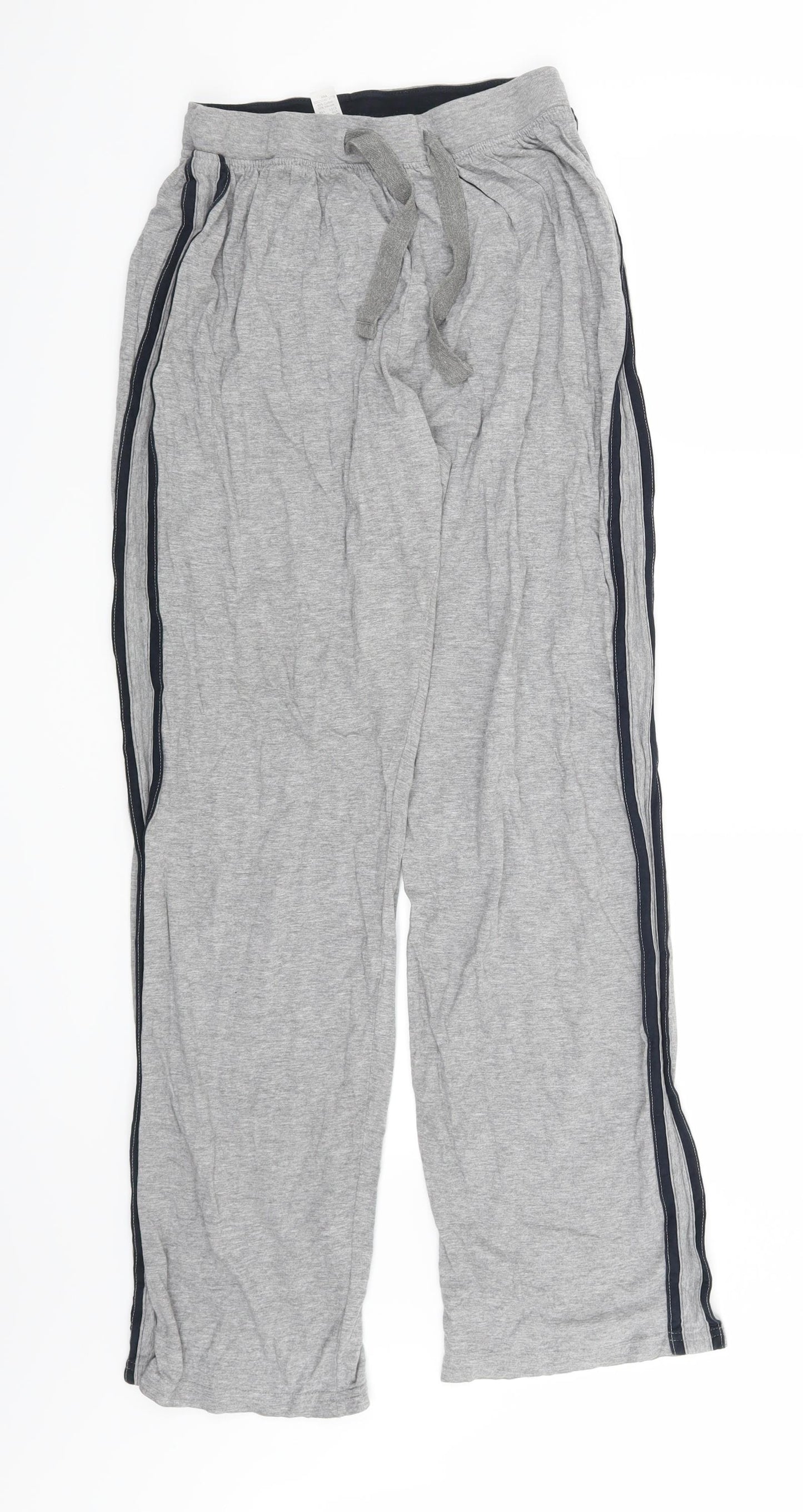 George Mens Grey Striped  Jogger Trousers Size S L30 in