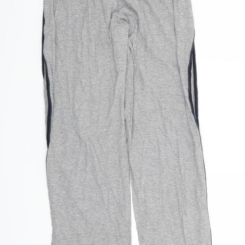 George Mens Grey Striped  Jogger Trousers Size S L30 in