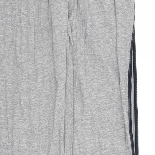 George Mens Grey Striped  Jogger Trousers Size S L30 in