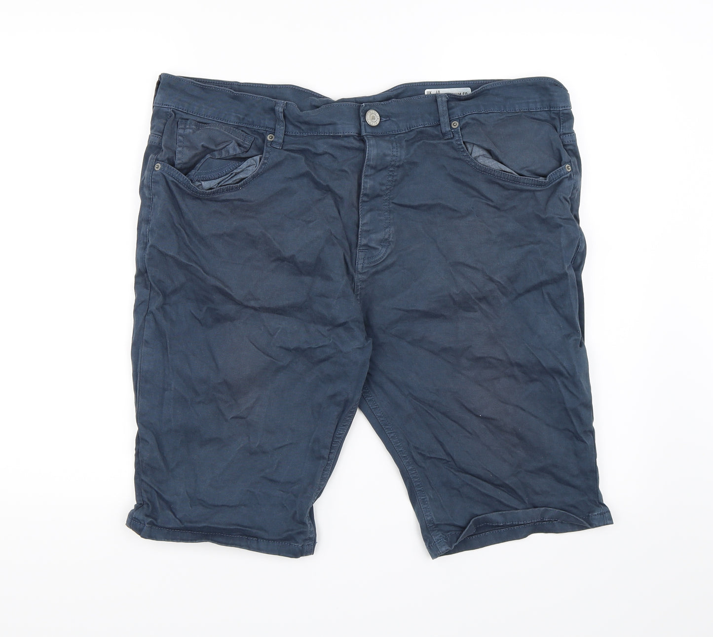 Denim CO. Mens Blue   Chino Shorts