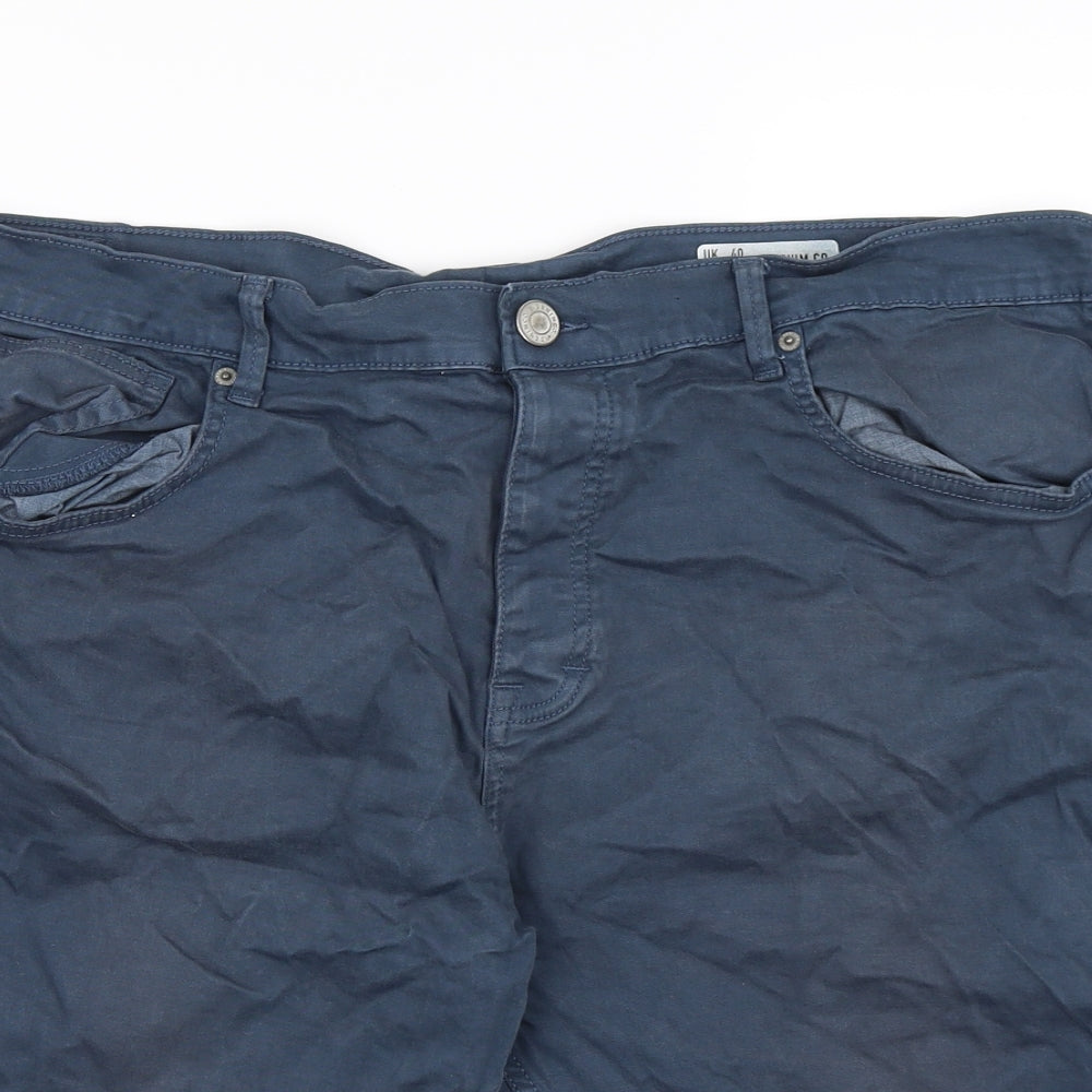 Denim CO. Mens Blue   Chino Shorts