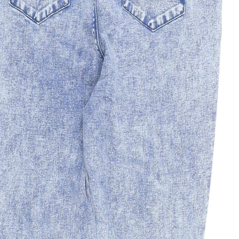 Simply Be Womens Blue  Denim Skinny Jeans Size 22 L26 in - Acid wash