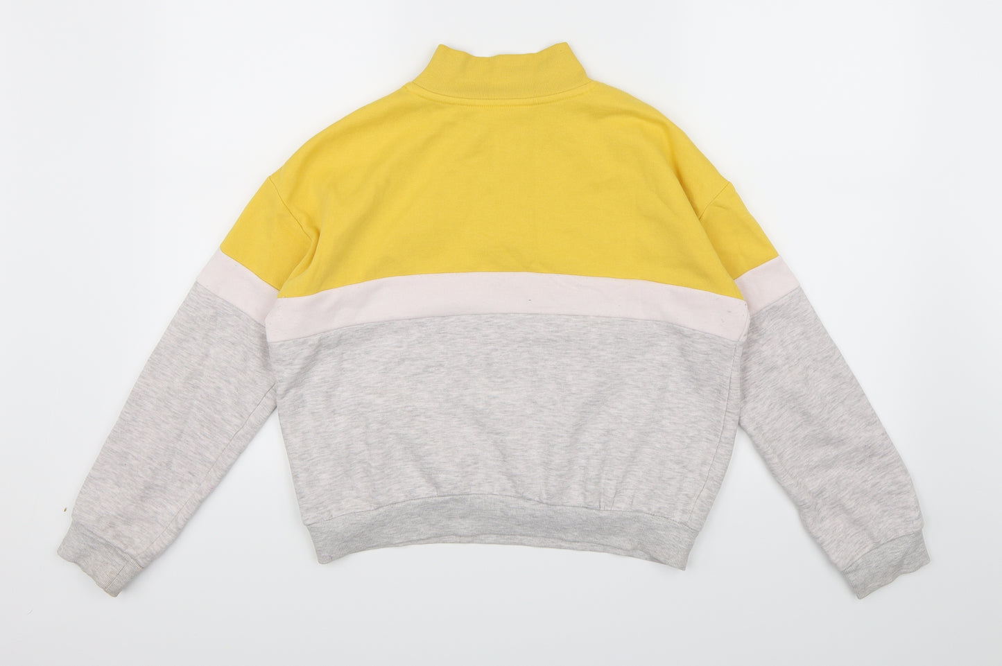 H&M Girls Grey  Jersey Pullover Sweatshirt Size 13 Years
