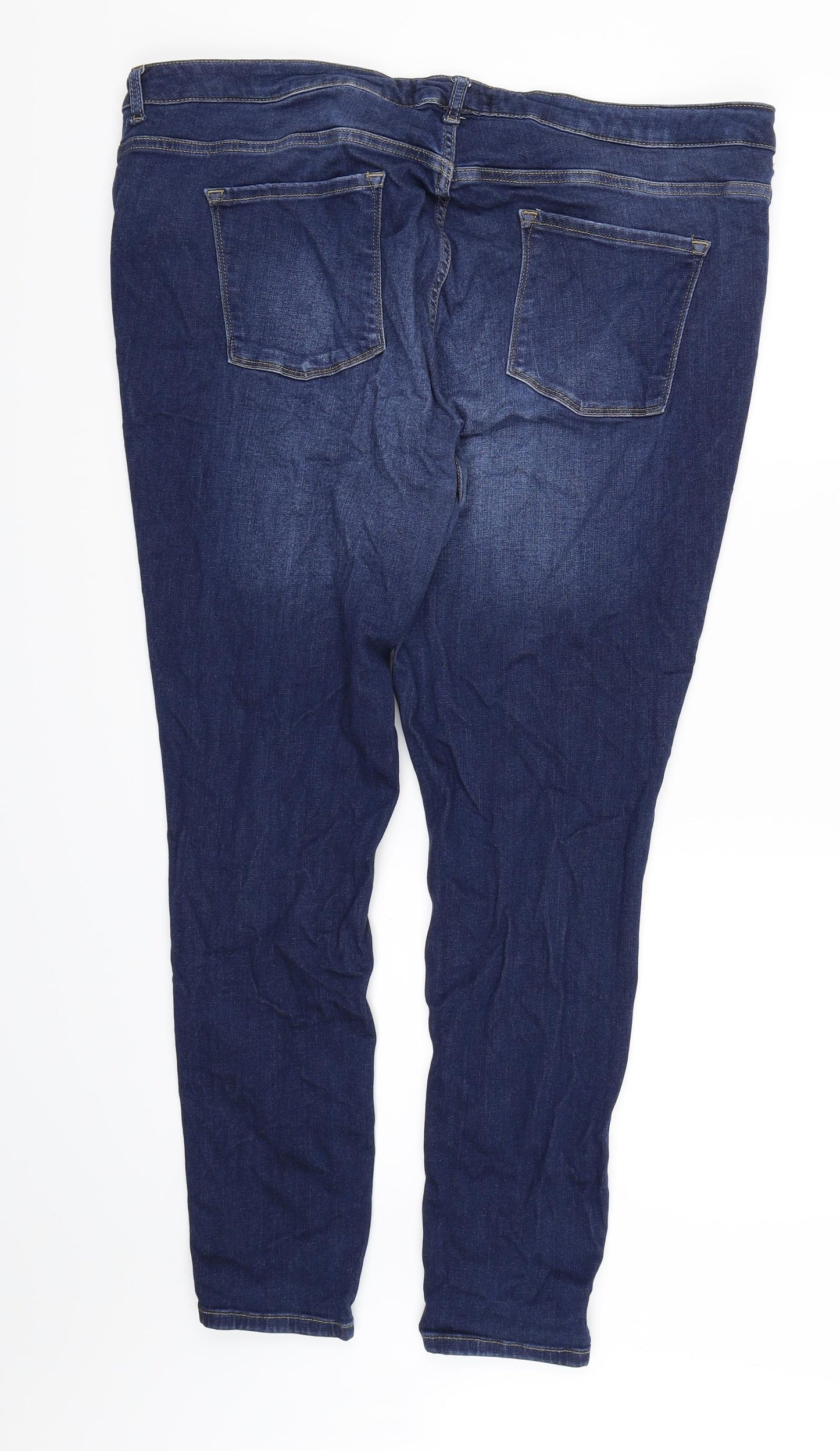 Very Womens Blue  Denim Skinny Jeans Size 22 L27 in