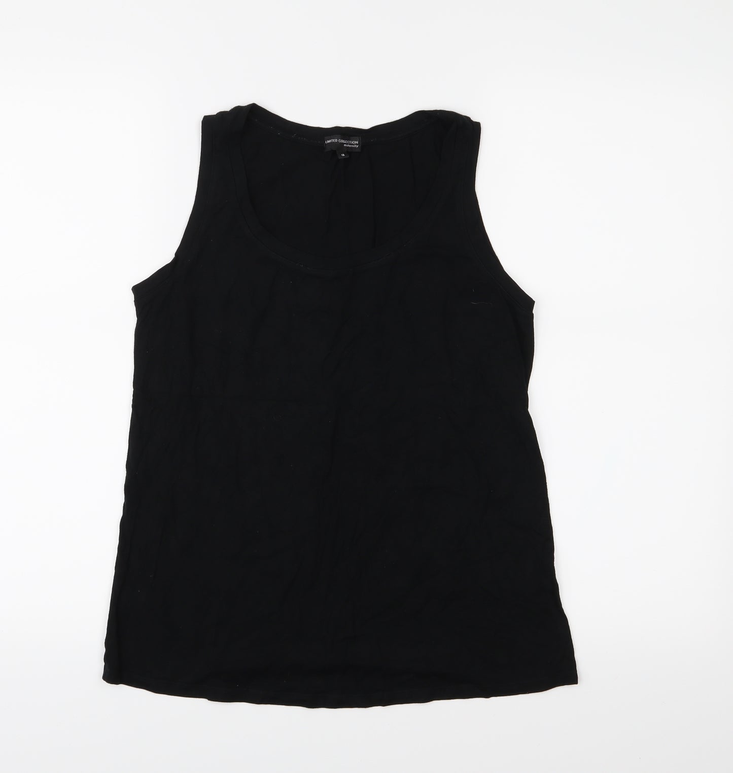 Marks and Spencer Womens Black   Basic Tank Size 12