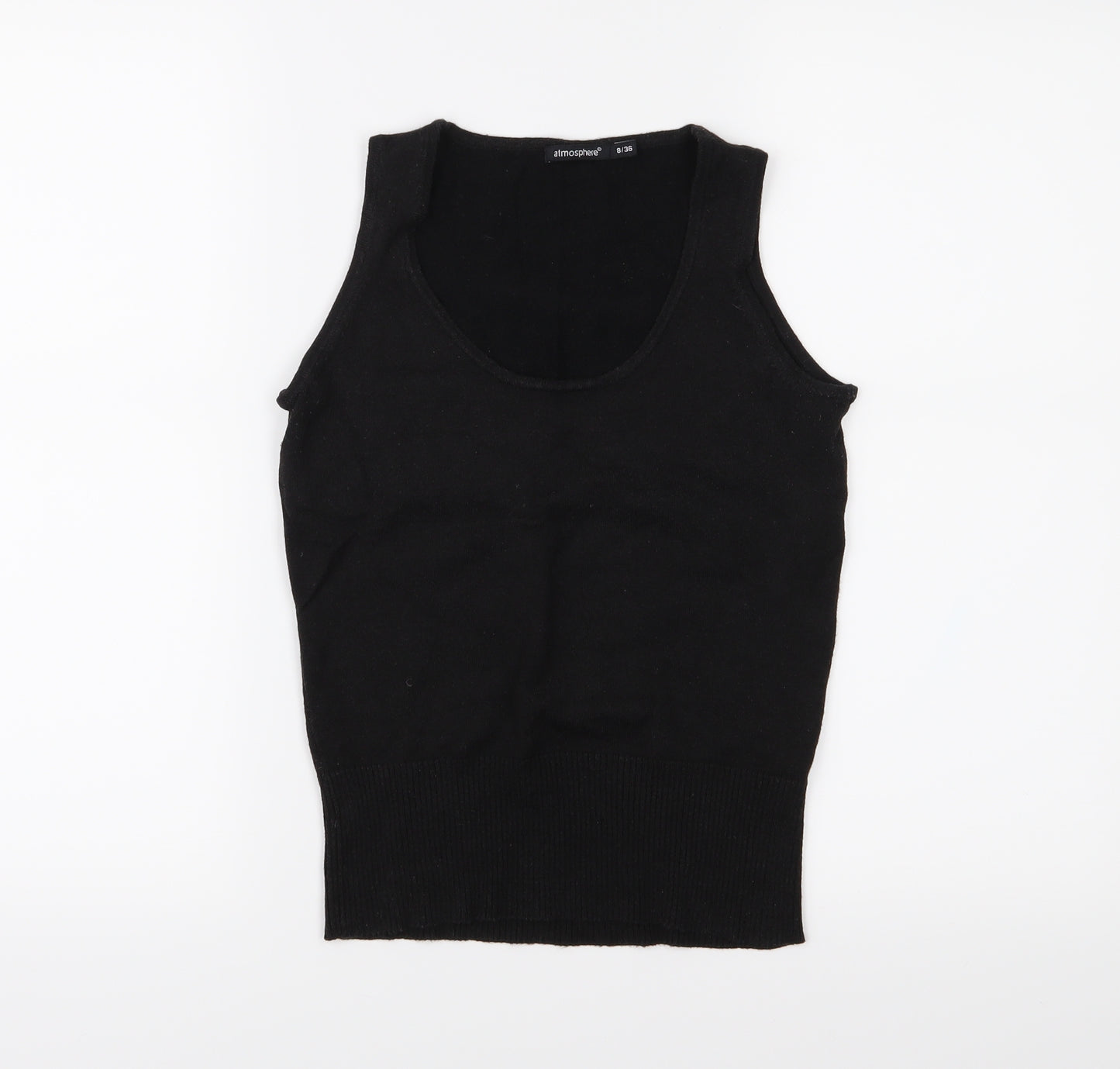 Atmosphere Womens Black   Vest Jumper Size 8