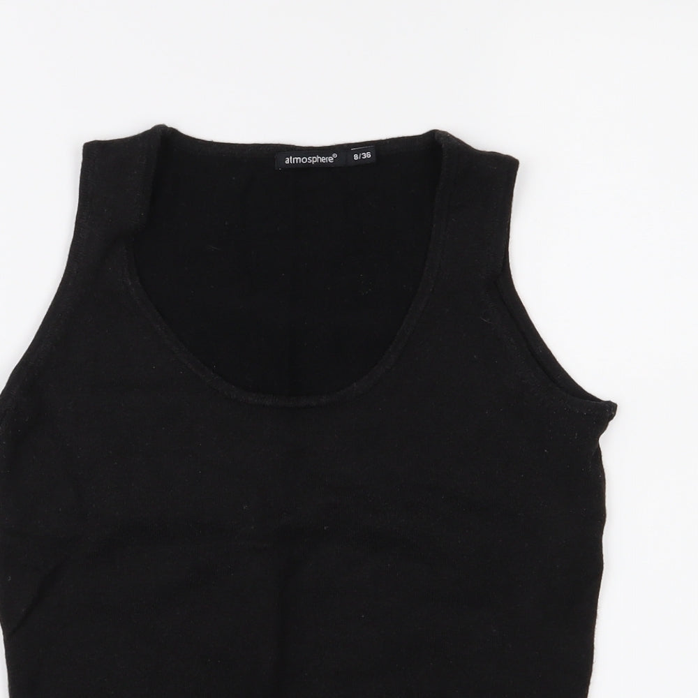 Atmosphere Womens Black   Vest Jumper Size 8
