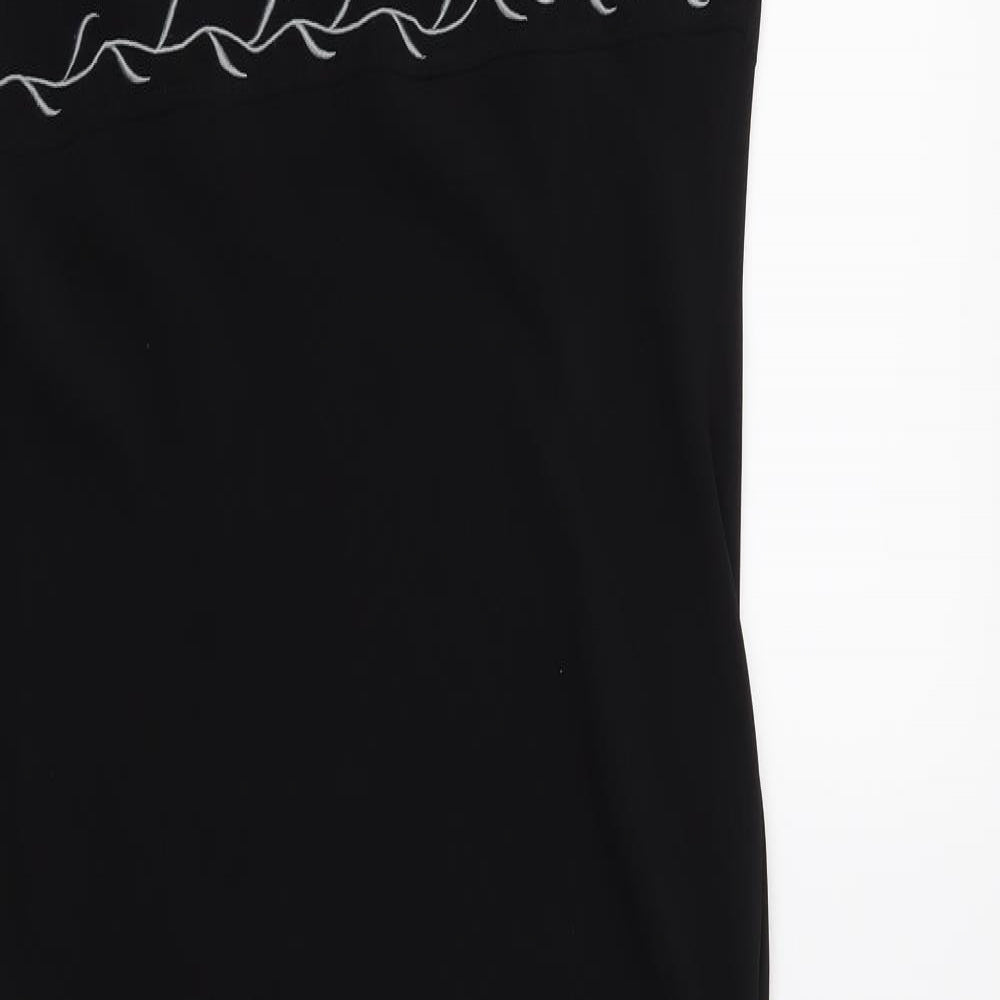 Dorothy Perkins Womens Black   A-Line  Size 12