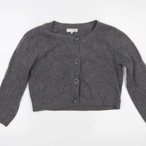 NEXT Womens Grey   Cardigan Jumper Size 12