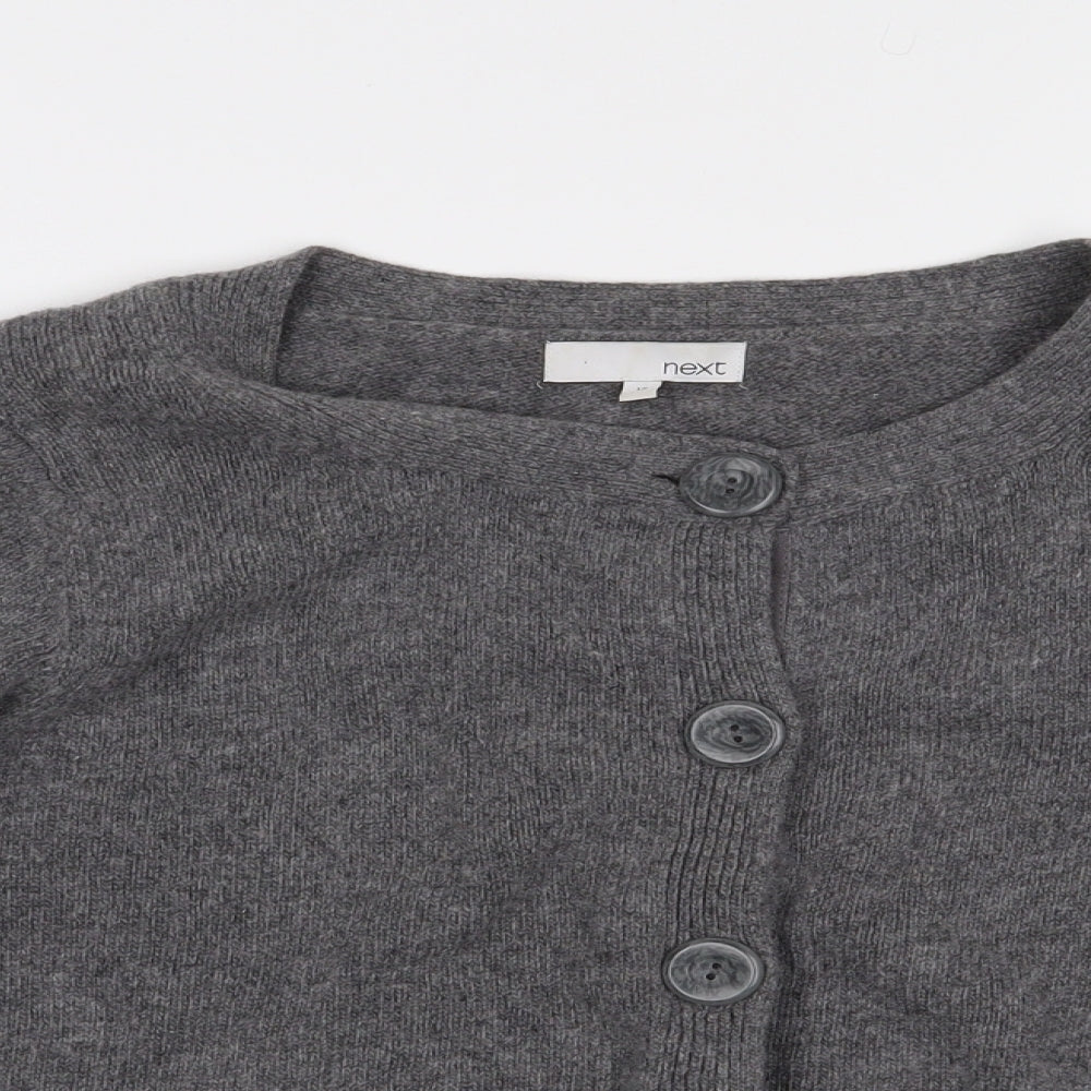 NEXT Womens Grey   Cardigan Jumper Size 12