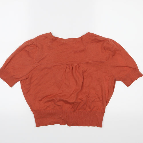 New Look Womens Orange   Cardigan Jumper Size 14