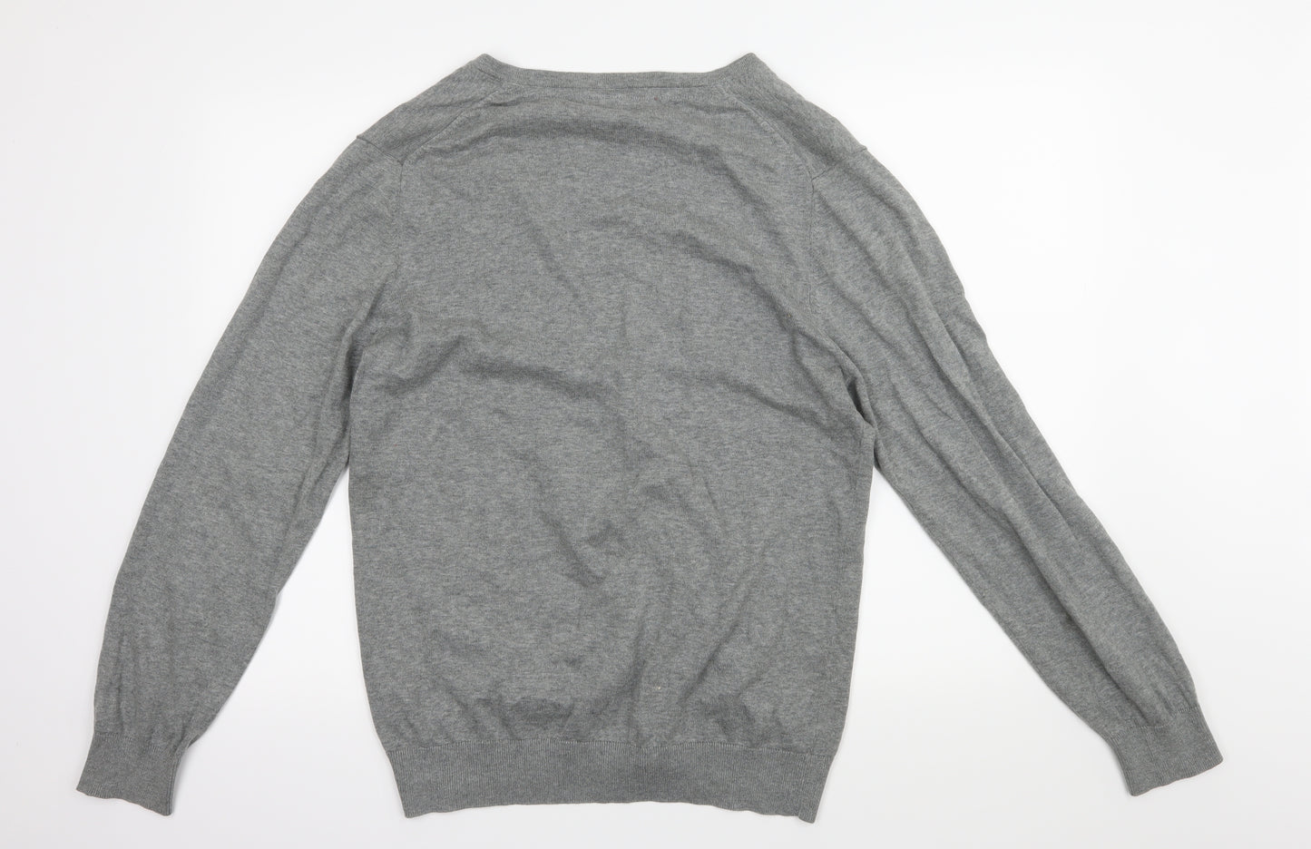 H&M Womens Grey   Cardigan Jumper Size L