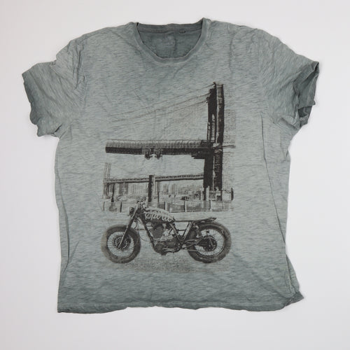 TU Mens Green    T-Shirt Size XL