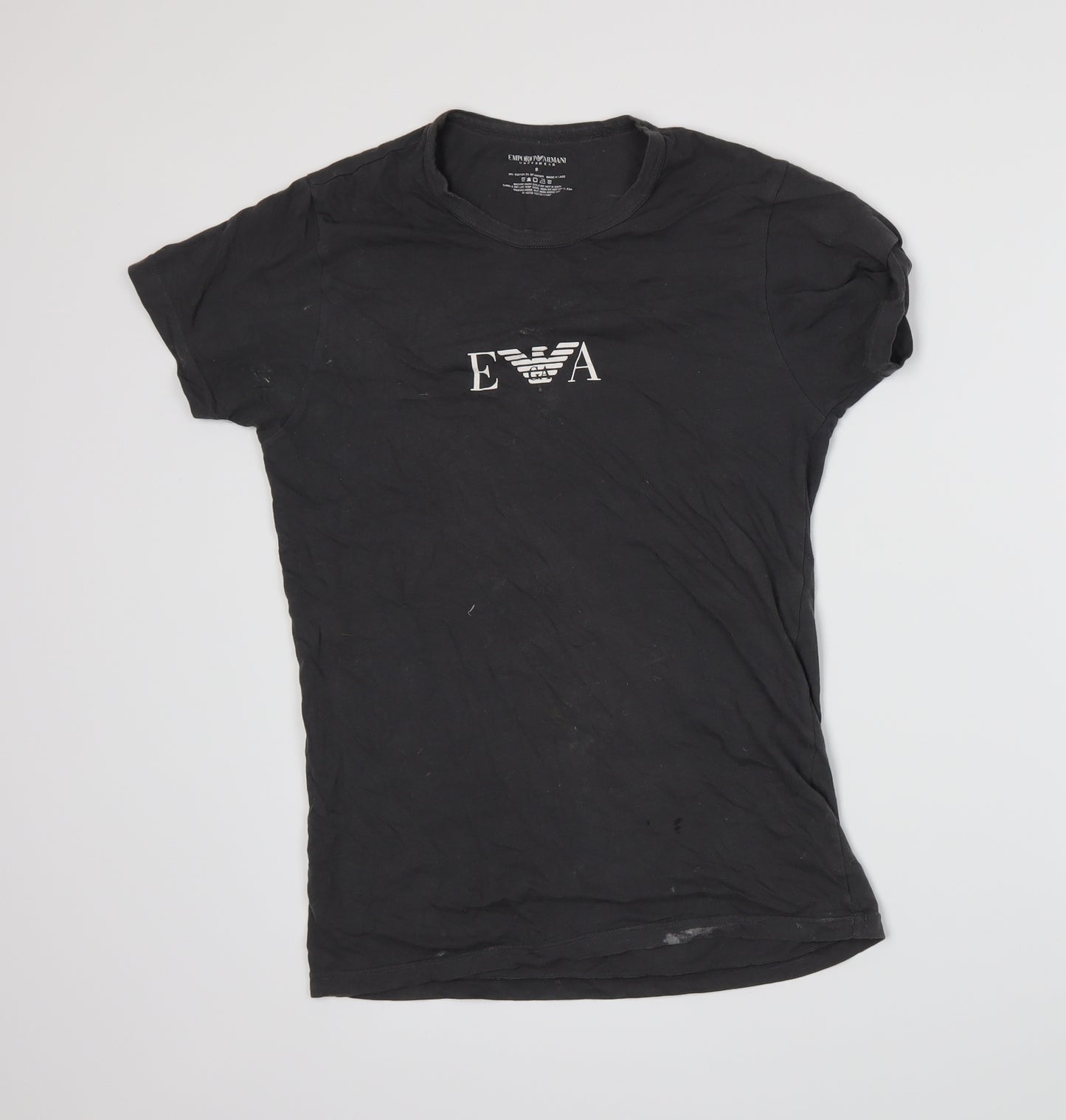 Emporio Armani Mens Grey    T-Shirt Size S