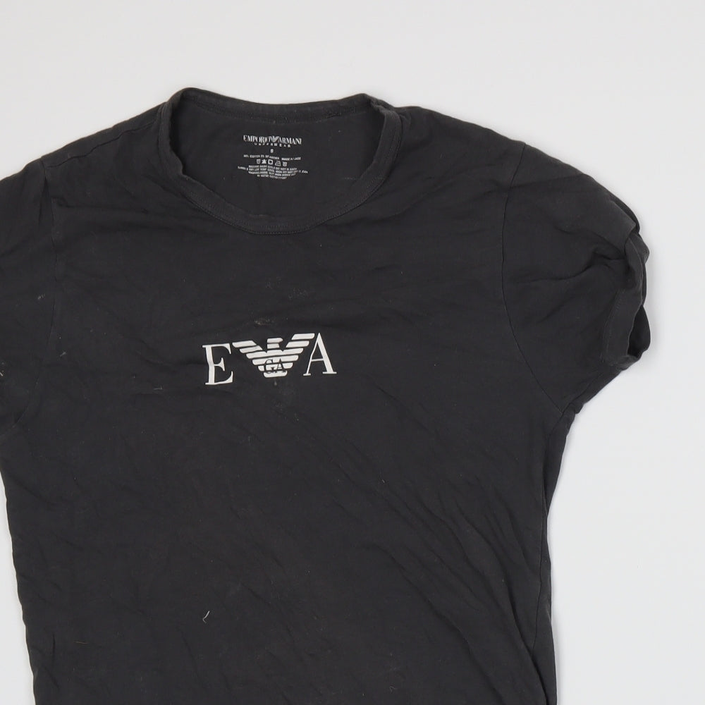 Emporio Armani Mens Grey    T-Shirt Size S