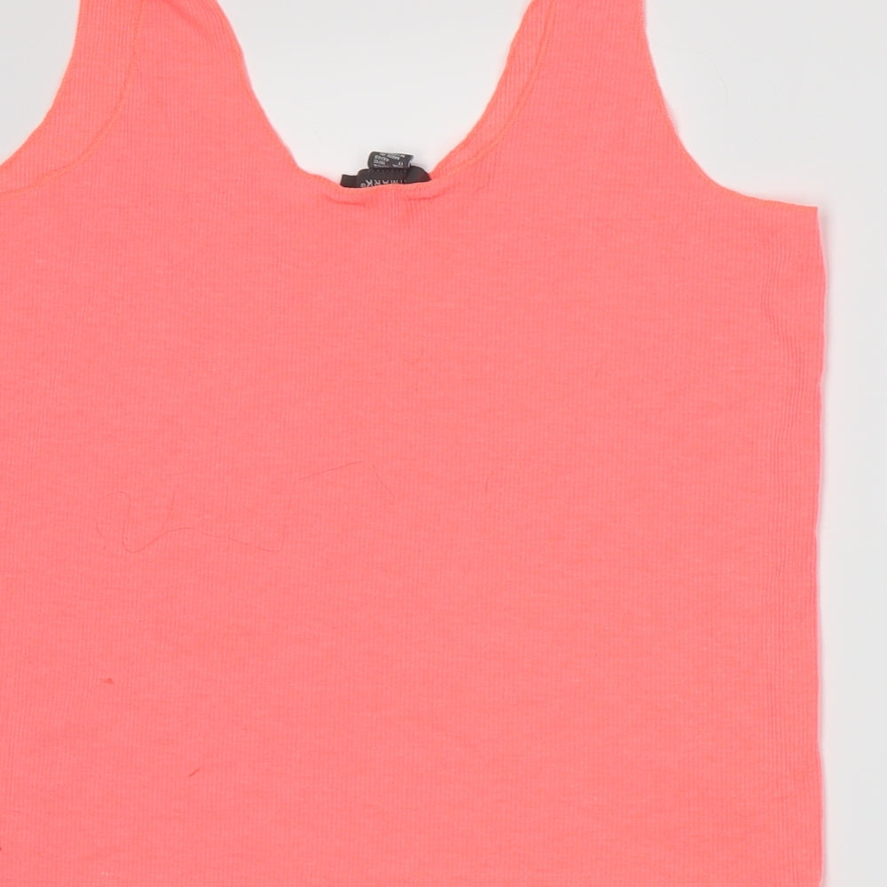 Primark Womens Pink   Basic Tank Size 14