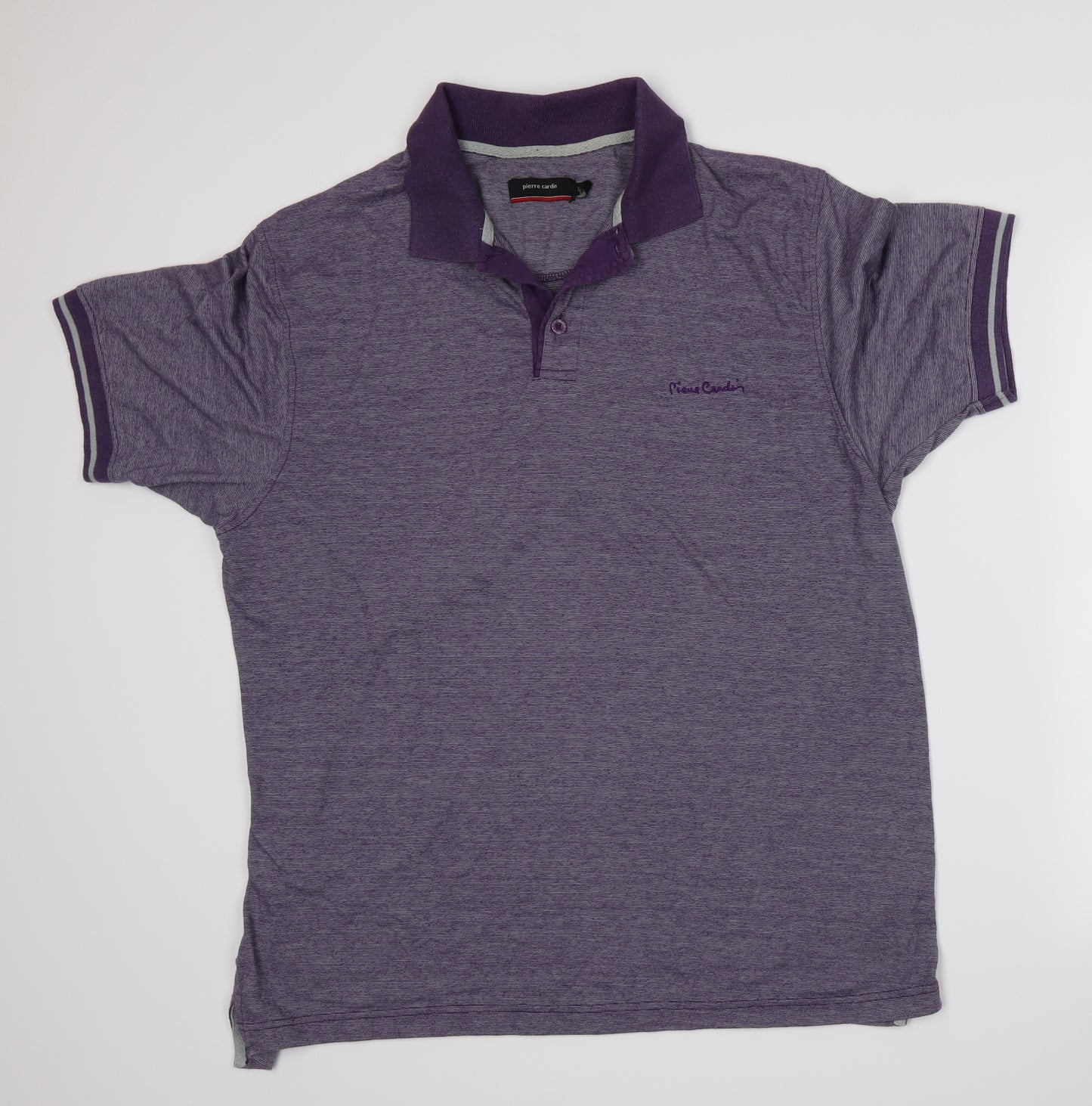 Pierre Cardin Mens Purple    Polo Size 2XL