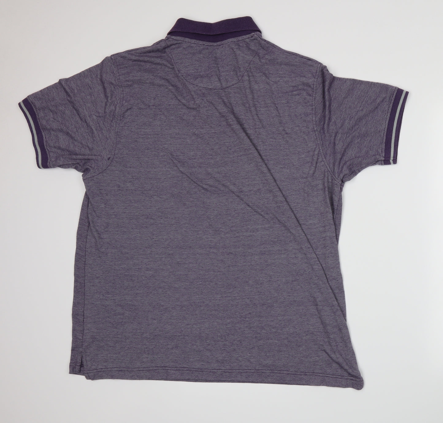 Pierre Cardin Mens Purple    Polo Size 2XL