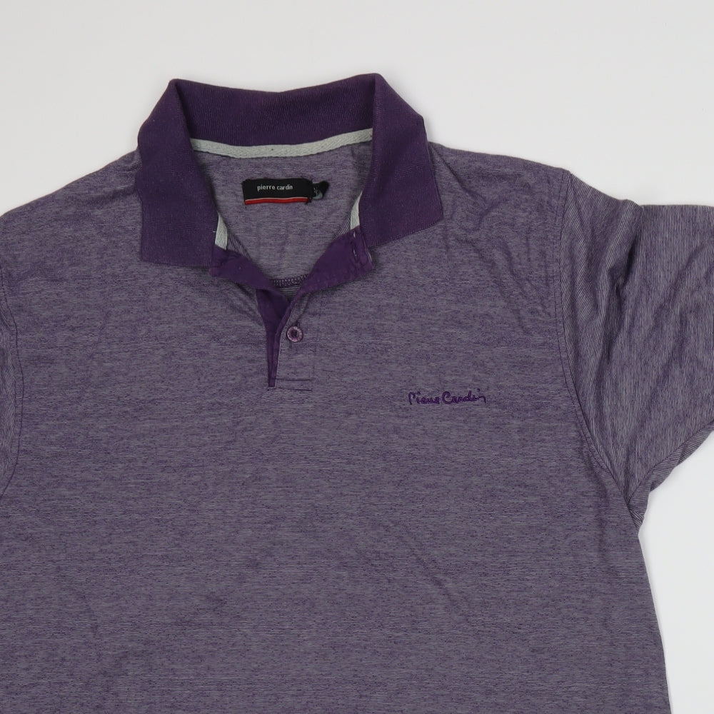 Pierre Cardin Mens Purple    Polo Size 2XL