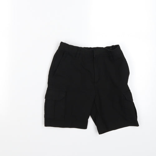 TU Boys Black   Cargo Shorts Size 6 Years - school wear