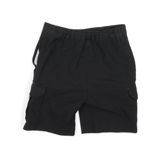 TU Boys Black   Cargo Shorts Size 6 Years - school wear