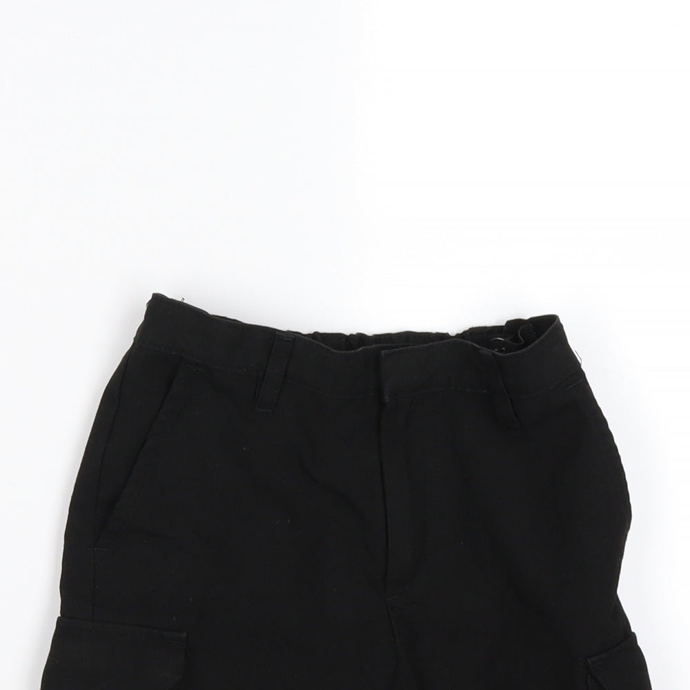 TU Boys Black   Cargo Shorts Size 6 Years - school wear
