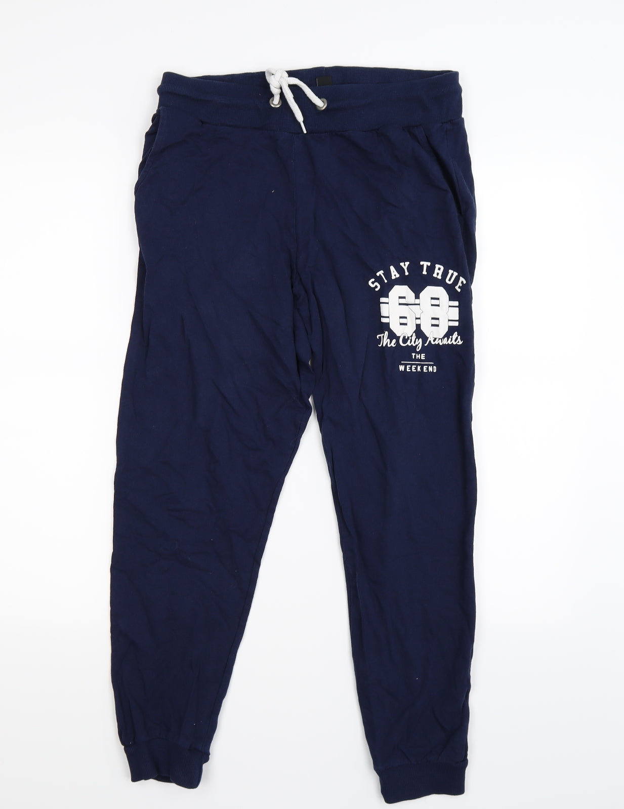 Atmosphere Womens Blue   Jogger Trousers Size 12 L26 in