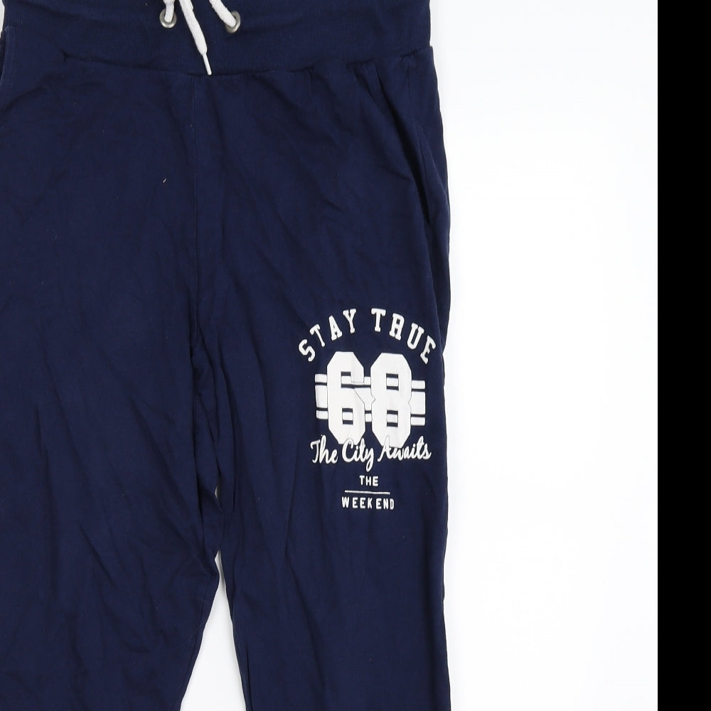 Atmosphere Womens Blue   Jogger Trousers Size 12 L26 in