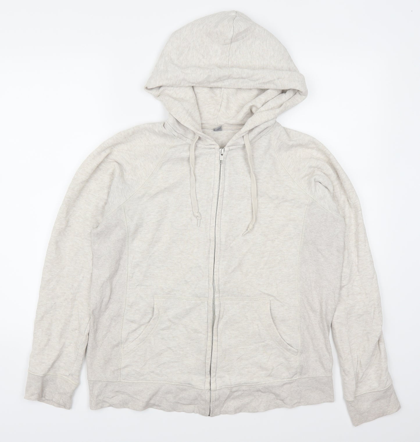 Uniqlo Womens Beige   Full Zip Hoodie Size L