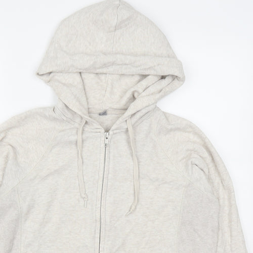 Uniqlo Womens Beige   Full Zip Hoodie Size L