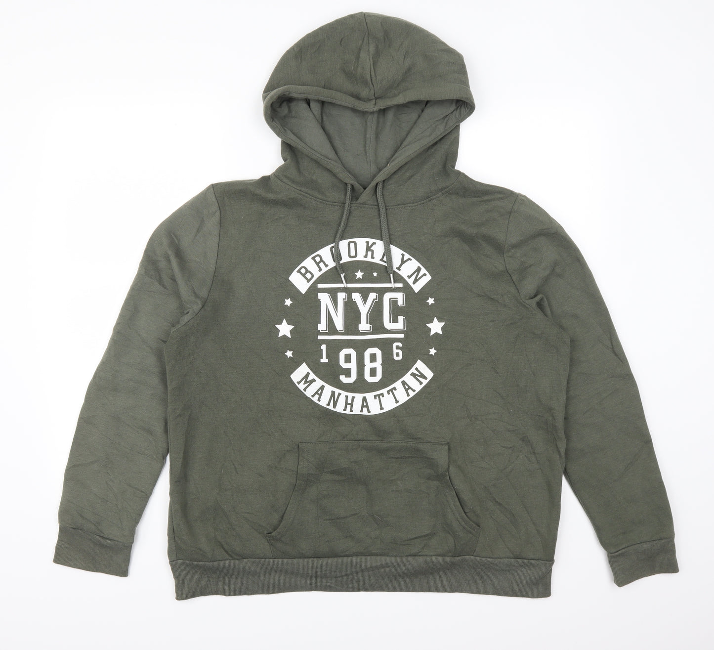 Primark Womens Green   Pullover Hoodie Size 20  - Brooklyn Manhattan