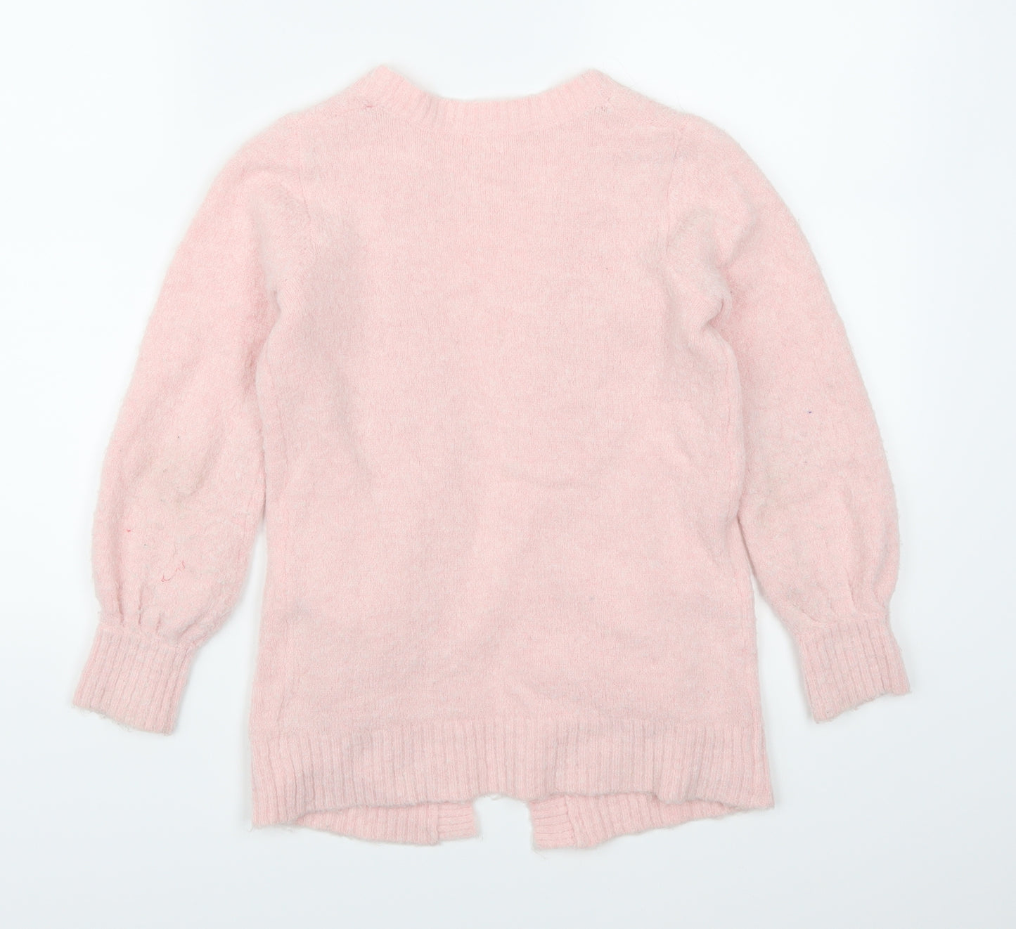 NEXT Girls Pink   Cardigan Jumper Size 7 Years