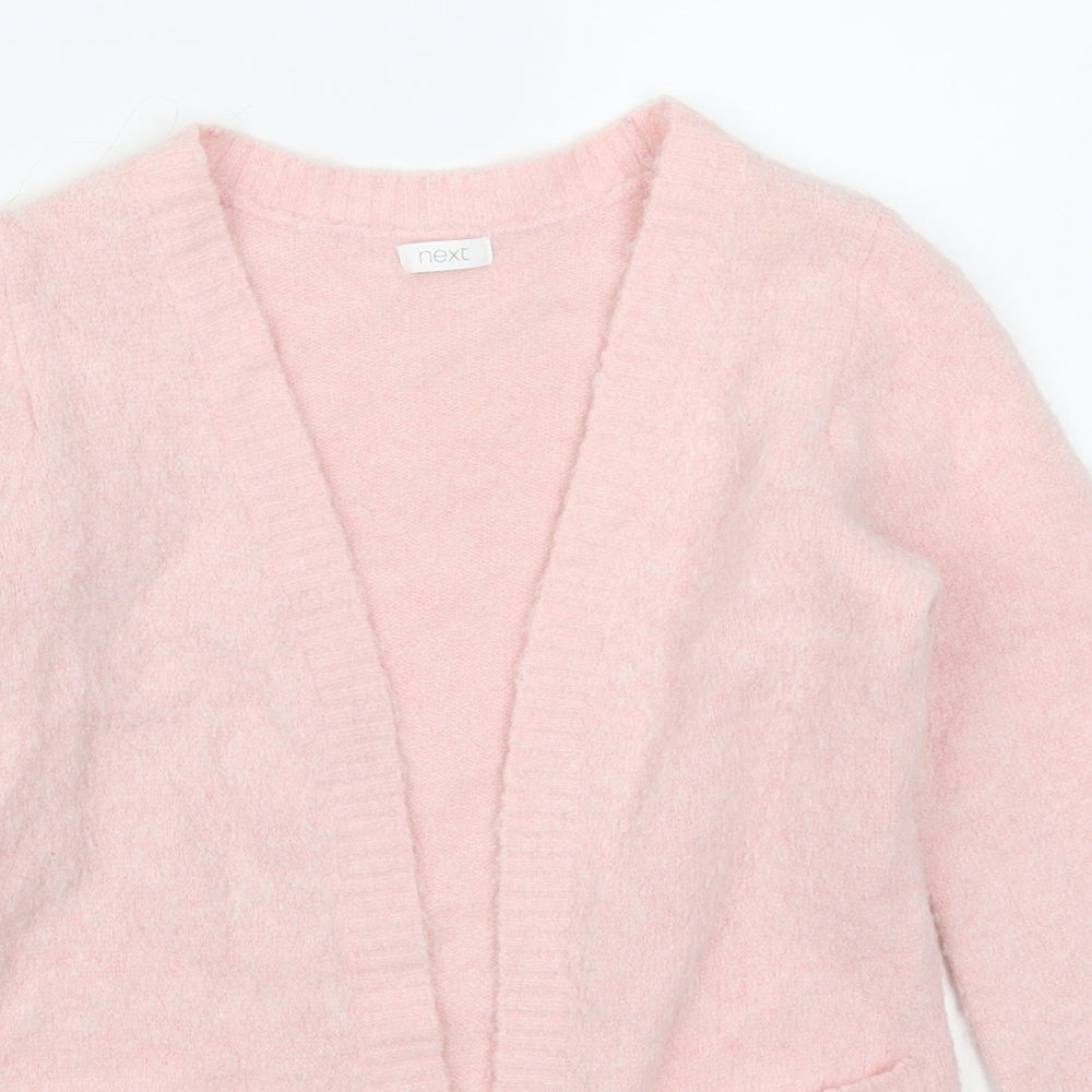 NEXT Girls Pink   Cardigan Jumper Size 7 Years
