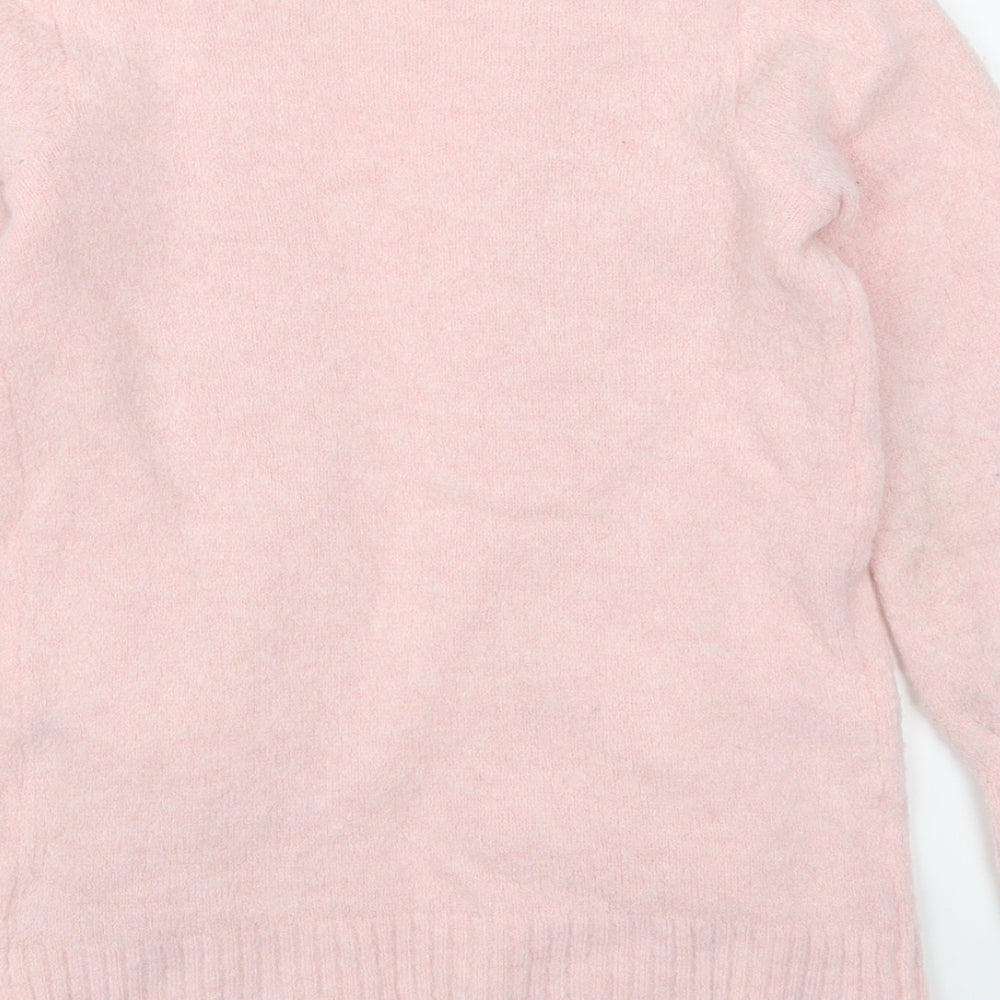 NEXT Girls Pink   Cardigan Jumper Size 7 Years