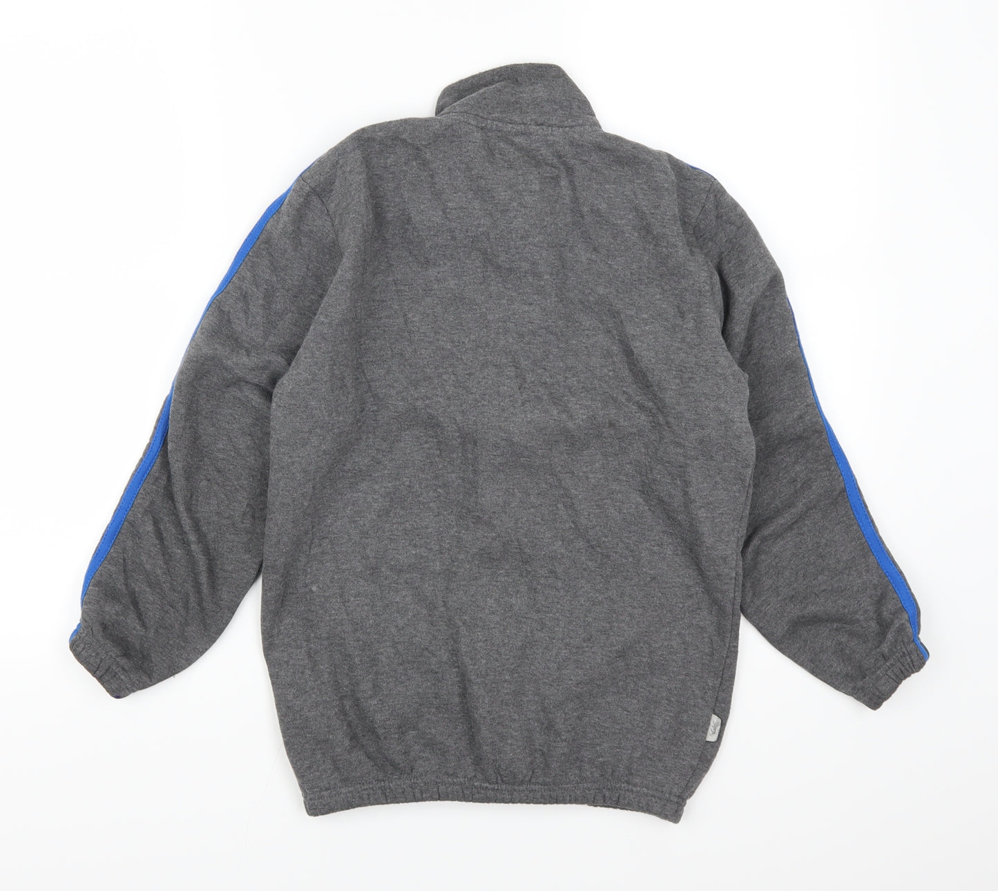 Lonsdale Boys Grey Striped  Full Zip Sweatshirt Size 7-8 Years