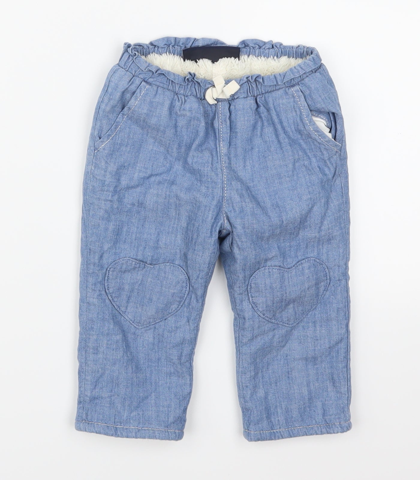 Gap Girls Blue   Capri Trousers Size 12-18 Months