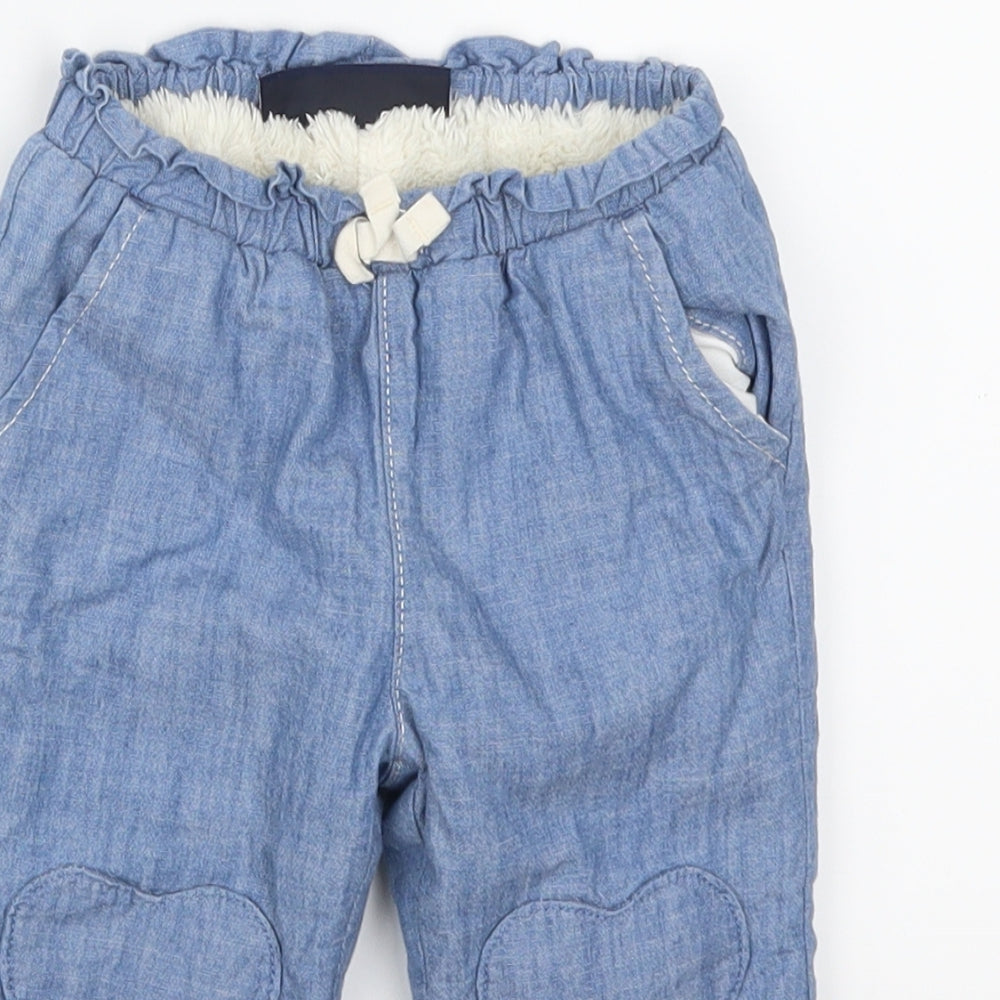 Gap Girls Blue   Capri Trousers Size 12-18 Months