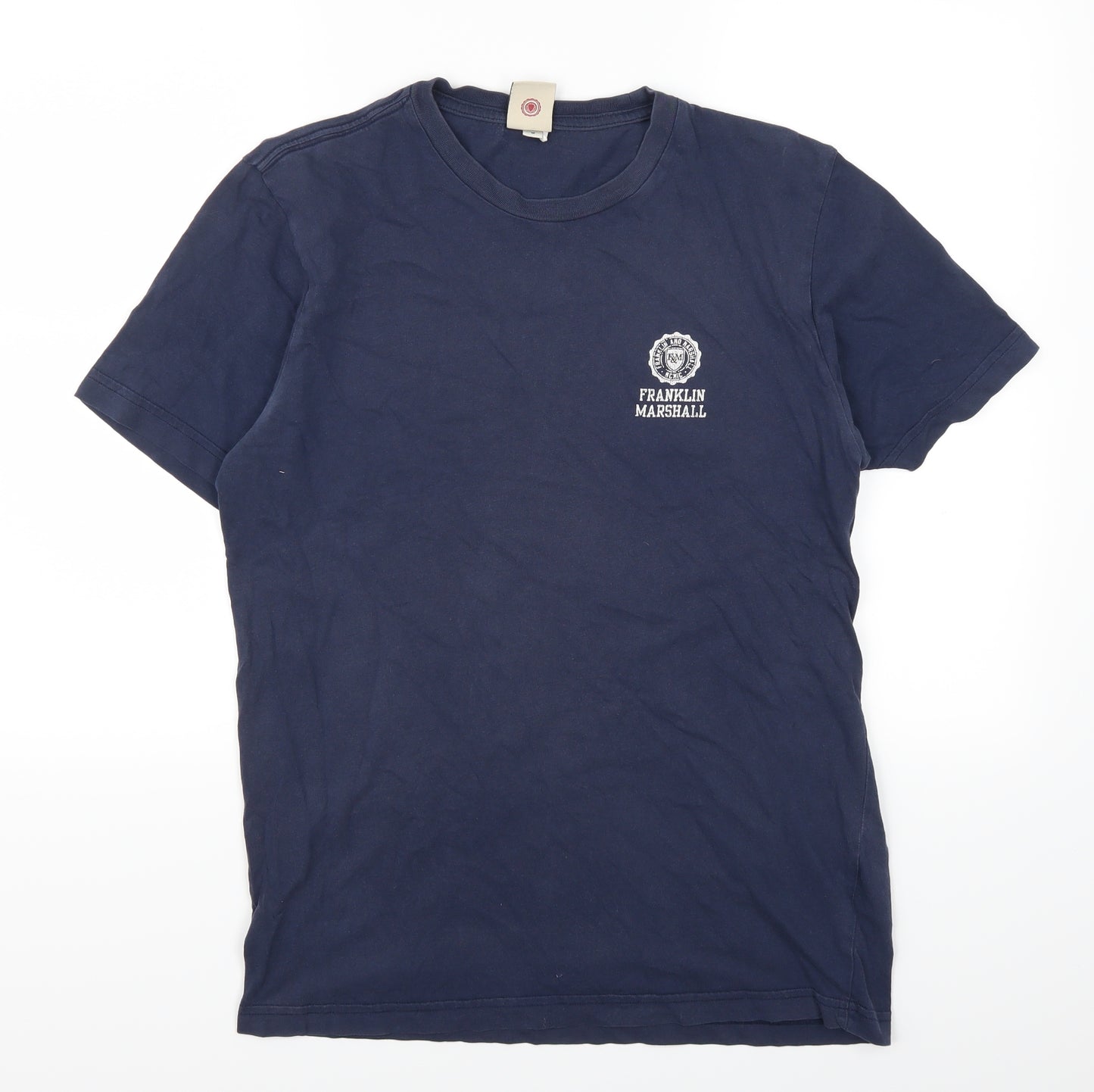 Franklin Marshall Mens Blue    T-Shirt Size L