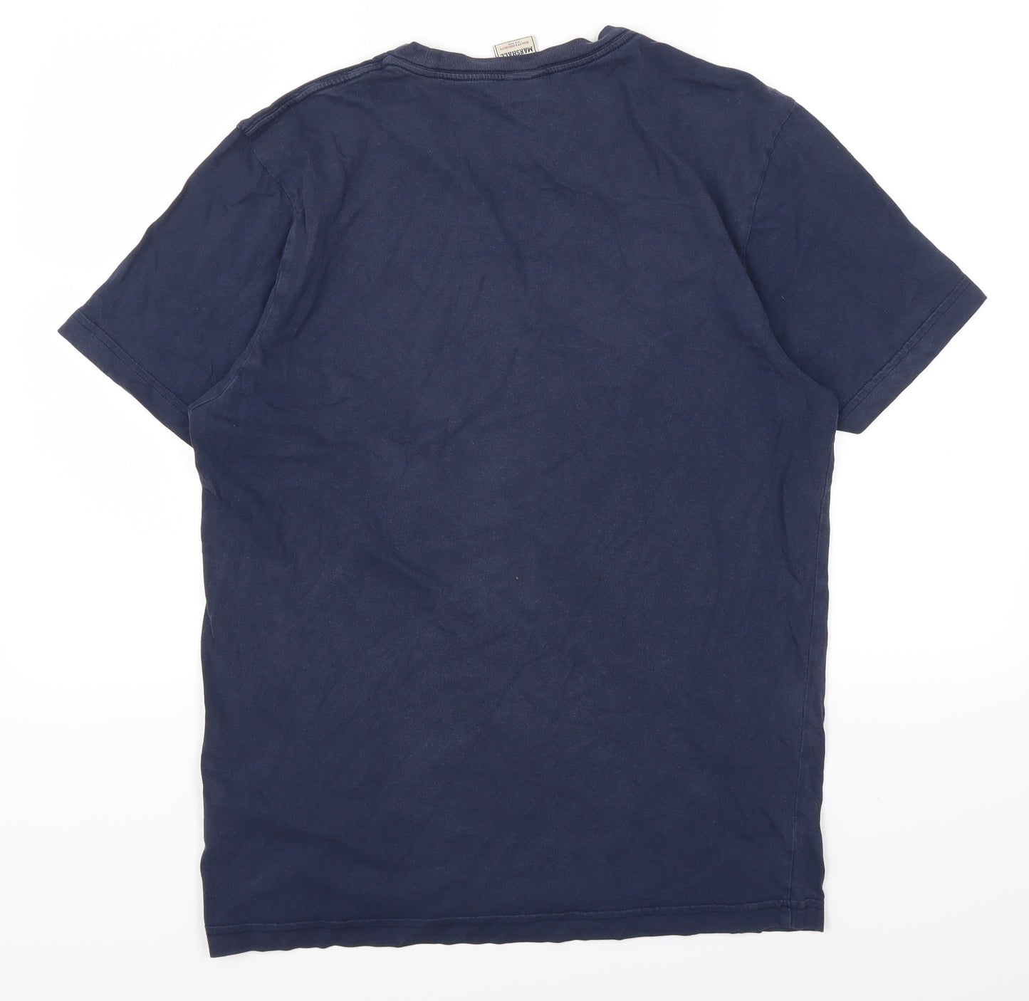Franklin Marshall Mens Blue    T-Shirt Size L