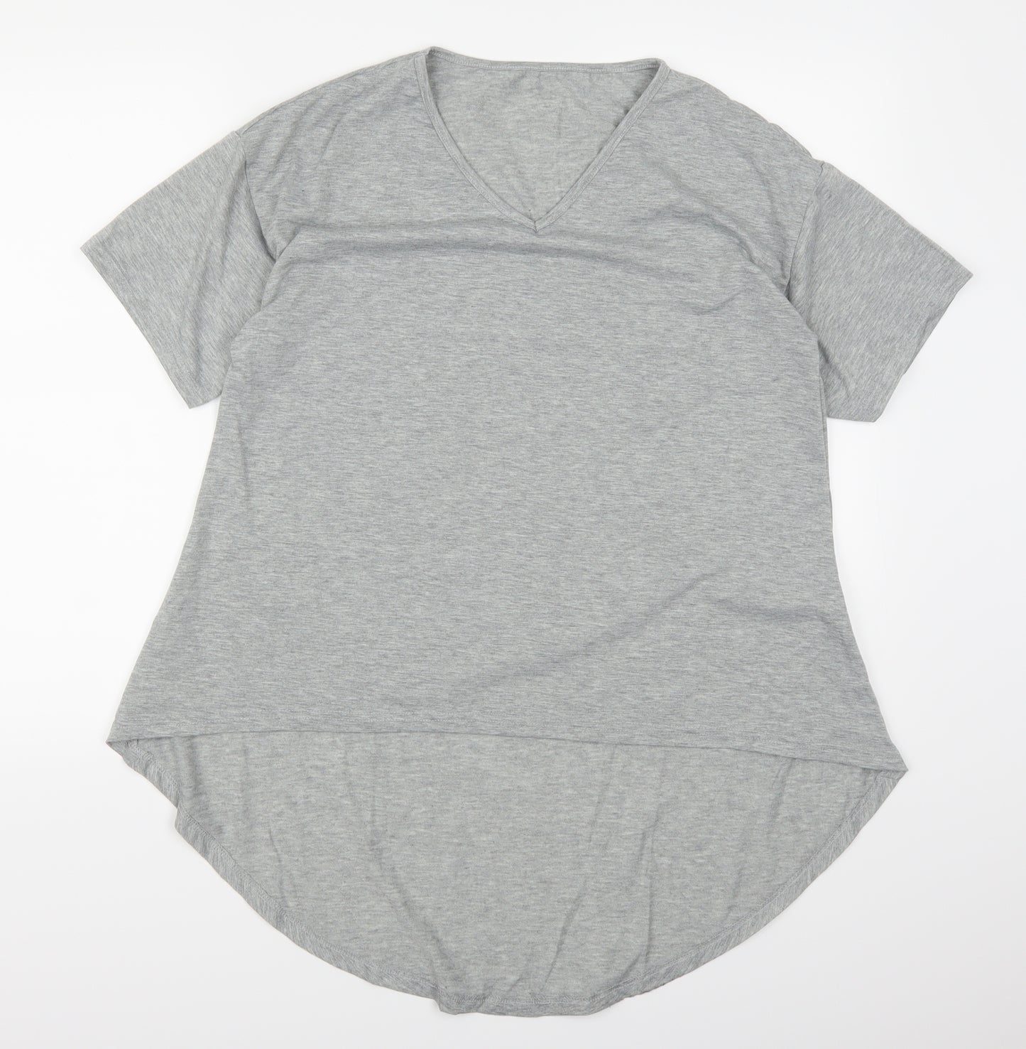 SheIn Womens Grey   Basic T-Shirt Size L