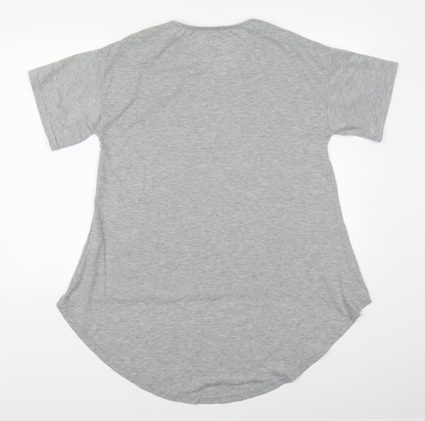 SheIn Womens Grey   Basic T-Shirt Size L