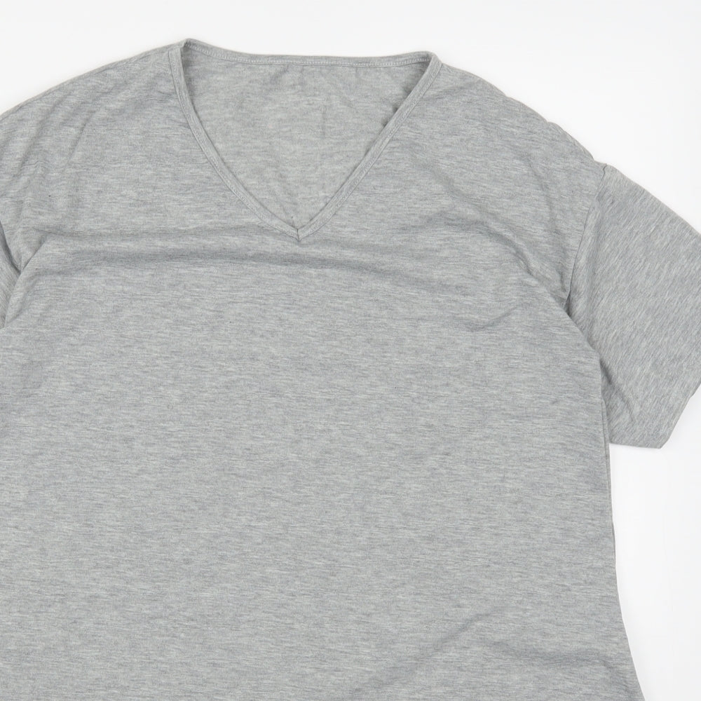 SheIn Womens Grey   Basic T-Shirt Size L
