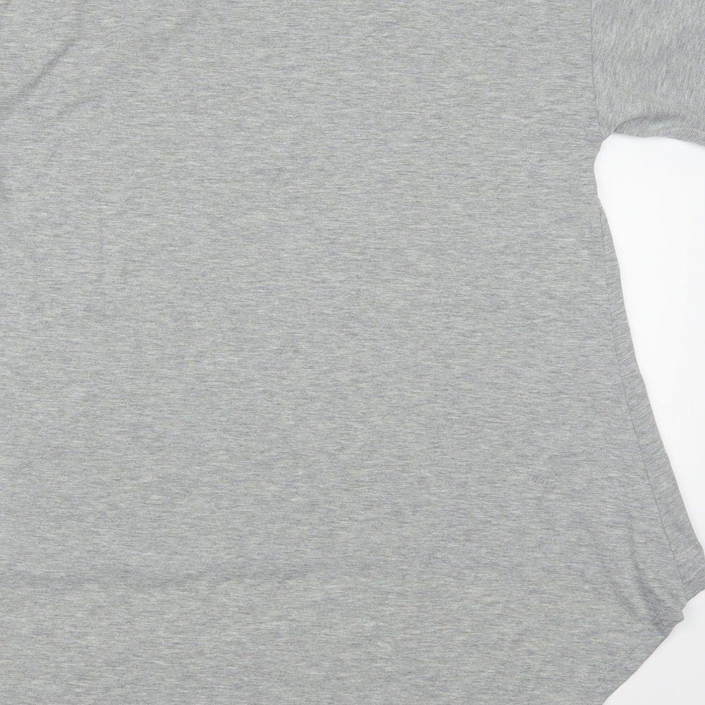 SheIn Womens Grey   Basic T-Shirt Size L