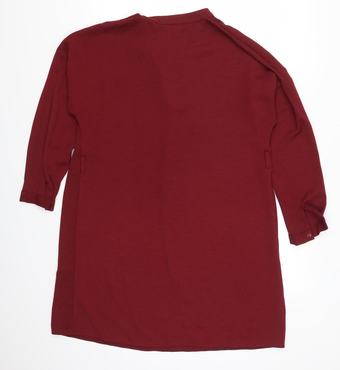 New Look Womens Red   Shirt Dress  Size 10