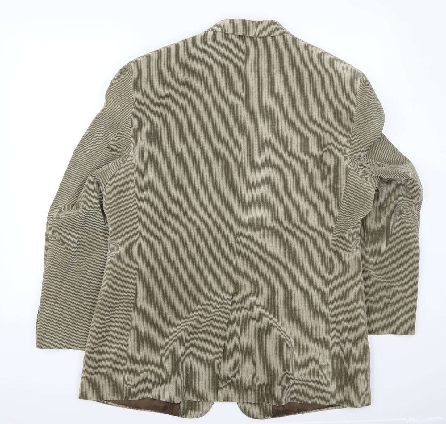 Greenwoods Mens Brown  Corduroy Jacket Suit Jacket Size 44