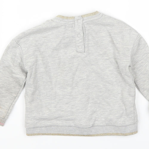 NEXT Girls Grey   Pullover Sweatshirt Size 2-3 Years  - Minnie Mouse