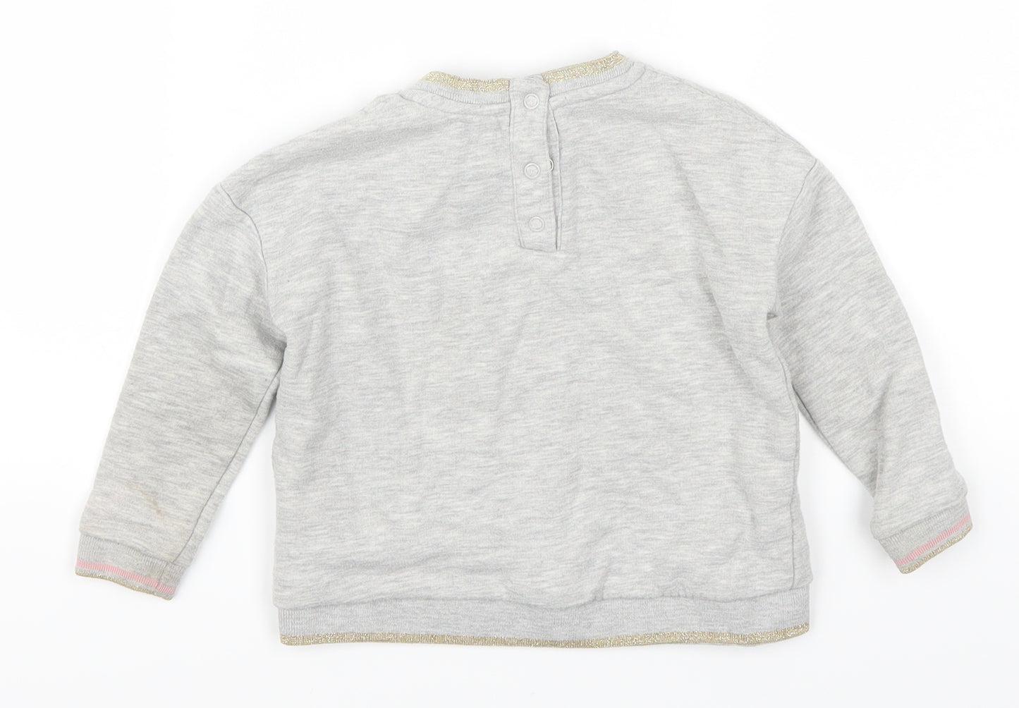NEXT Girls Grey   Pullover Sweatshirt Size 2-3 Years  - Minnie Mouse