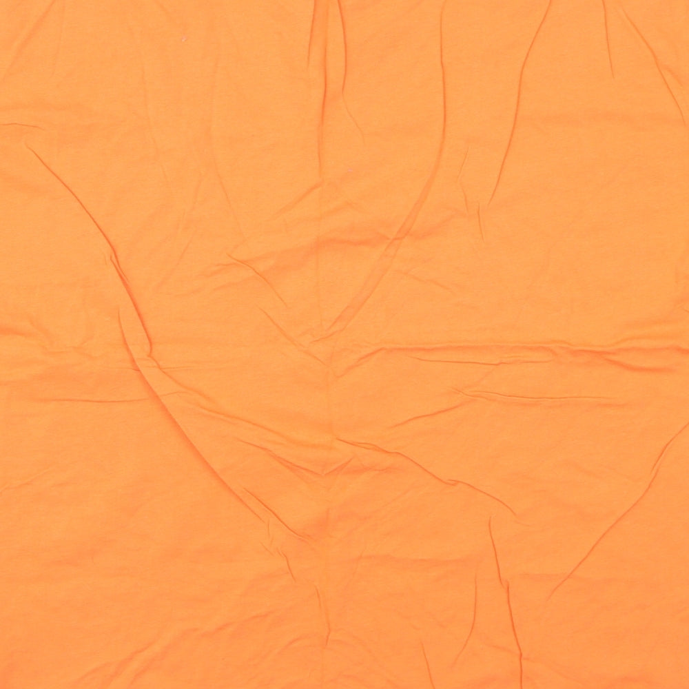 Cotton Traders Mens Orange    T-Shirt Size 4XL